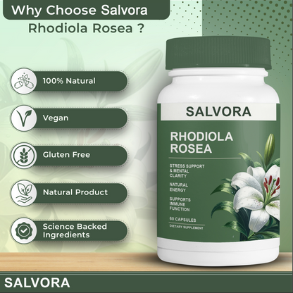 Salvora Rhodiola Rosea Capsules
